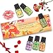 Produktbild Ätherische Öle Set, Duftöle für Diffuser und Aromatherapie, 100% Reines Bio naturrein Aroma-Öl, 6 Verschiedene Aromen - Lavendel, Teebaum, Eukalyptus, Zitronengras, süße Orange, Pfefferminze