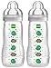 Mam 950502 Baby Bottle 330 ml 2-Pack Neutral Design Teat Size 3 (4+ Months) Design selected at Random