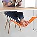 Produktbild Ducomi Put Your Feet up – Mini Hängematte Tisch und Schreibtisch für Beruhigen die Beine mit Komfort und Stil – Fußstütze Verstellbar Ideal für Büro, Haus und Garten (65 x 15 cm)