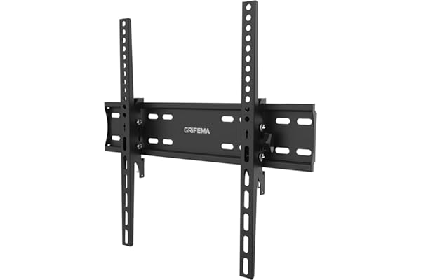 GRIFEMA GB1004-2 Soporte TV de Pared Articulado Inclinable, Soporte de Pared TV para Pantallas de 26" a 65", Soportar 50 kg, MAX VESA 400x400mm