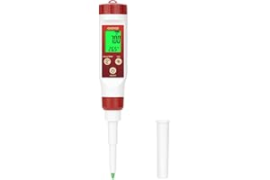 Tester di pH per alimenti GIDIGI, sonda di pH per pasta madre e pane, misuratore di pH professionale per fermentazione, formaggio, carne, inscatolamento, sonda di pH a lancia per semisolidi, acqua