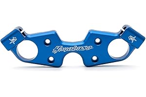 FXCNC CNC Motorcycle Lowering Triple Tree Front End Upper Top Clamp Compatible with GSX1300 Hayabusa GSXR1300 1999-2020 2007 2008 2009 2010 2011 2012 2013 2014 2015 2016 2017 2018 2019