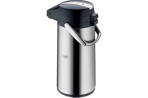 ‎ALFI alfi Dzbanek termiczny, duży, alfiDur szklany wkład do napojów, 2,2 l, 0987 000.220, duży termos utrzymuje ciepło przez 12 godzin, zimno przez 24 godziny, idealny na imprezę i do konferencji