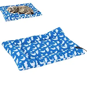 Heating Blanket for Puppies, Flannel Puppy Warming Mat Warming Blanket with 3 Levels of Temprature for Travel for Baby Dogs(25 * 35)
