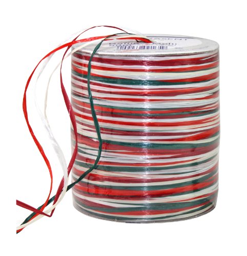 Pattberg Präsent 50-m-Spule RAFFIA-Multicolour - Dekobastband, bunt