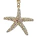 Produktbild Utrendo Schlüsselanhänger Glücksbringer Seestern mit Glitzersteinen