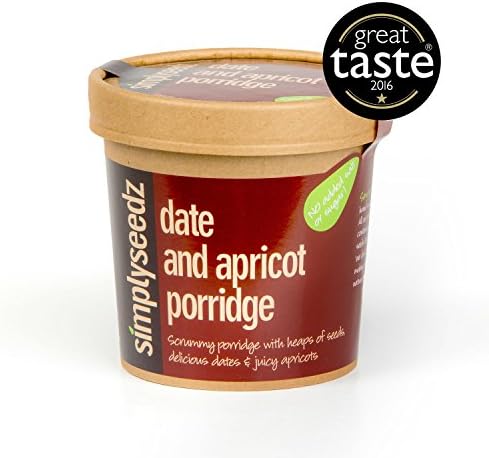 Simplyseedz Dairy Free Porridge (Date &amp; Apricot) 6 x pots