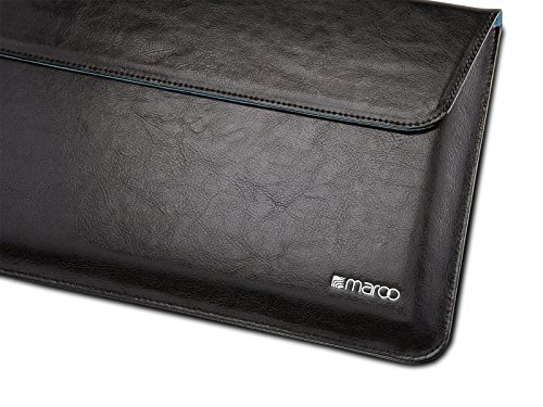 Maroo Leder Sleeve für Microsoft Surface Pro 3 / Pro 4 / Pro (2017) – von Microsoft zertifizierte Schutzhülle [Echtleder | Stylus Halter] – MR-MS3306 - 7