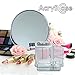AcryliCase Clear Acrylic Makeup Organizer, Arranges Makeup Brushes And Cosmetics, 3 Compartment Storage Display Holder