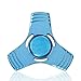 Produktbild Loomiloo® Hand Metall Fidget Spinner Three Wing Finger Kreisel Spielzeug aus SI3N4 bei ADHS, Panikattacken, Stress, Rauchstopp und Angstzuständen (Blau)