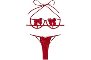 VicSec Biustonosz i majtki, zestaw bikini, kokardka, dla kobiet