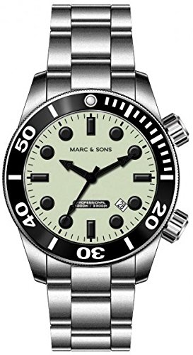 MARC & SONS 1000 Meter Professional Automatik Taucheruhr, Diver Watch - MSD-027 MARC & SONS 1000 Meter Professional Automatik Taucheruhr, Diver Watch - MSD-027