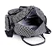 Zicac Baby Dot Printed Multi Function Large Capacity Waterproof Oxford Diaper Nappy Changing Bag Nursery Top Handle Satchel Bags Set Mummy Backpack Shoulder Bag (Black)