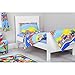 Cot Size Duvet Cover Set Transport Print wih Pillowcase