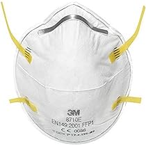 3M Masker voor hand- en machineslijpen 8822, FFP2, met ventiel, 10 per verpakking