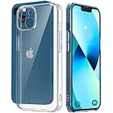 GGM GİYİM & AKSESUAR iPhone 13/14 ile Uyumlu Silikon Şeffaf Kılıf Şok Emici &Ouml;zellikli Full Kasa Koruma Sağlayan Şeffaf Kılıf