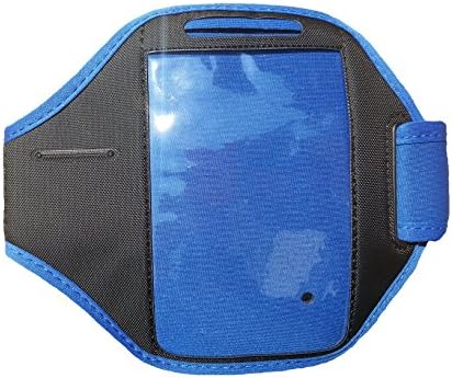 iPhone 4 4S Heavy Duty Adjustable ArmBand Case Cover For RUNNING SPORTS GYM BIKE CYCLE JOGGING – Blue