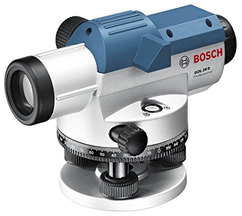 Bosch Professional GOL 26 D Optisches Nivelliergerät, Grad Maßeinheit, Transportkoffer