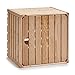 Produktbild Zeller" Leisten Aufbewahrungskiste, Holz, Natur, 35 x 35 x 30 cm
