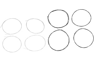 RiToEasysports struny do ukulele koncertowe struny do ukulele basowe struny do ukulele 2 zestawy 27 cali białe i czarne struny nylonowe część zamienna do akcesoriów do instrumentów ukulele