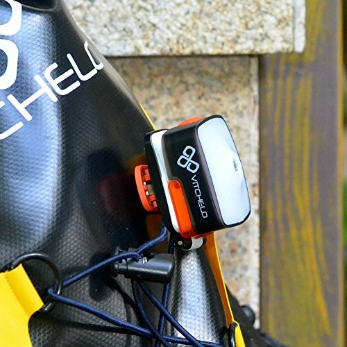 Aufladbare USB CREE LED Stirnlampe mit super hellem Blinklicht für nächtliches laufen, zelten, wandern, fischen, jagen – helle und leichte Stirnlampe – auch als Mini Hängelampe zu gebrauchen + rotes Licht - 2