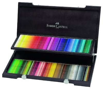 Faber-Castell 117513 Crayons de couleur aquarellables Albrecht Dürer, coffret bois de 120