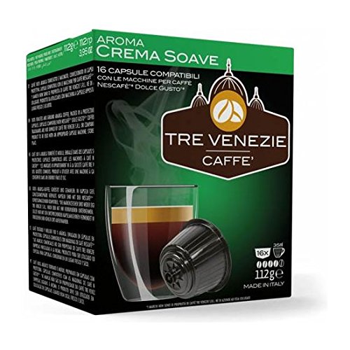 TRE VENEZIE CAFFE - Aroma Crema SOAVE 16 CÁPSULAS