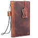 Produktbild Original Vintage iFull Leder handgefertigt Safe Schutzhülle für Apple iPhone 6S Wallet Work Wireless Charging Cover 6 S Retro