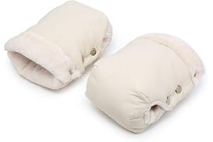 jojobasec Stroller Hand Muff Mittens for Pram Pushchair Gloves Splashproof Handmuffs for Cold Weather