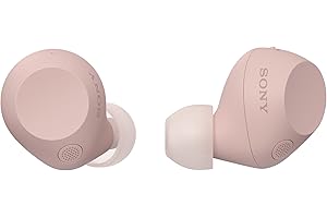 Sony WF-C710N Truly Wireless Noise Cancelling Earbuds, Lightweight Headphones, Touch Controls, Multipoint Connection, IPX4, up to 40 HR battery, Quick Charge, iOS & Android -Pink