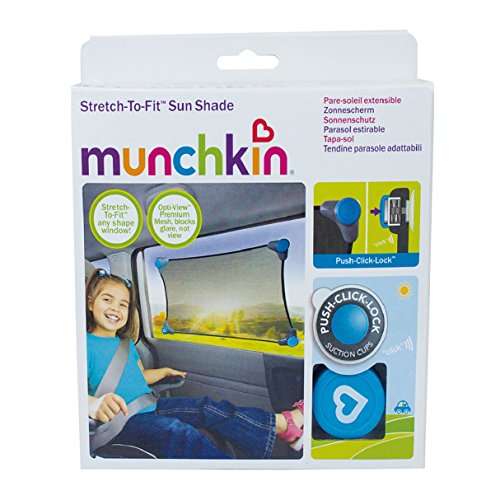 Munchkin Stretch To Fit Sonnenschutzblende mit 4 saugnäpfen – Ausdehnbar und Flexibel - 3