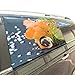 Produktbild Rtosd Frisch Und Saftig Lachs Faltbarer Hund Sicherheit Auto Gedruckt Fenster Zaun Vorhang Barrieren Protector Für Baby Kind Einstellbar Flexible Sonnenschutzabdeckung Universal Fit Für SUV