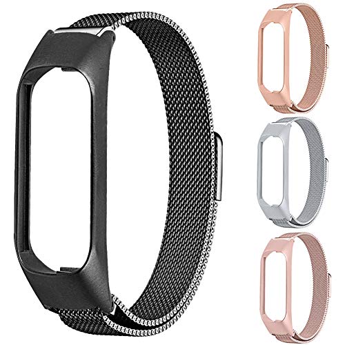 GSYClbf Correa De Reloj De Pulsera De Repuesto De Acero Inoxidable Compatible con Creatividad única para Samsung Galaxy Fit-e R375 De Oro
