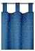 Produktbild Schlaufenschal - Schlaufengardine - Dekoschal - Vorhang Blickdicht im Rokoko Design 140cm x 240cm in Dunkelblau