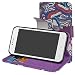 Produktbild Lenovo B Hülle,Mama Mouth Brieftasche Schutzhülle Case Hülle mit Kartenfächer und Standfunktion für Lenovo B 4,5 Zoll Smartphone,Mushroom Fantasy