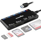 USB 3.0 Card Reader, 7 in 1 SD/TF/CF/MS/XD/Micro SD Memory Card Reader with USB 3.0 (5Gbps) Super Speed, Compatible with Wind
