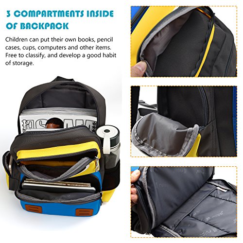 DCCN Petit Sac a Dos Enfant Robot, Cartable Garcon Fille pour College Ecole Scolaires Primaire