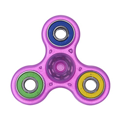 St.Mandyur Alloy Triangle Spinner Fidget Toy Stress Reducer Ceramic Bearing EDC Focus Toy (1.Purple) St.Mandyur Alloy Triangle Spinner Fidget Toy Stress Reducer Ceramic Bearing EDC Focus Toy (1.Purple)