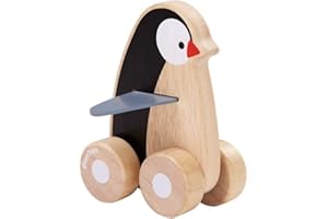 Plantoys- Pingouin Roulant Jouet, PT5444