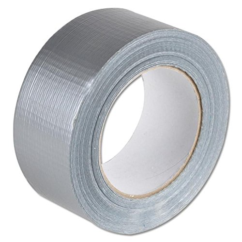 Preisvergleich Produktbild Gewebe Klebeband - Reparaturband Panzertape - Kautschukkleber - Kern-Ø 76 mm - Temperaturbeständigkeit -30ºC bis + 65ºC - Breite 50 mm - Rollenlänge 50 m - Farbe silber