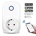 Produktbild WLAN Steckdose, MECO Smart Wifi Steckdose intelligente Home Funksteckdose Funktioniert mit Amazon Alexa (Echo und Echo Dot) und Google Home App Steuerung für IOS und Android