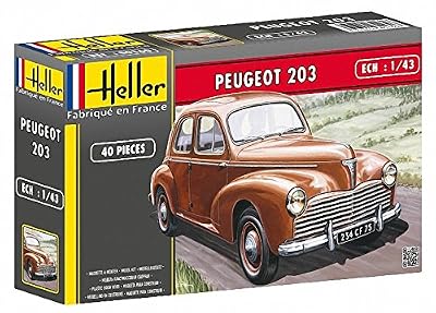 Heller - 80160 - Maquette - Voiture - Peugeot 203 - Echelle 1/43 - Classique