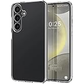 Coverzone Case Compatible with Samsung Galaxy S24 Transparent Clear GlassElegance TPU Full Protection Back Cover Transparent Color