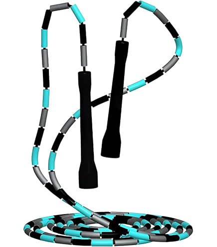 Elite Jumps Corda Per Saltare Con Perline - Regolabile 3m, Impugnature Comode, Per Fitness E Cross Training - 6