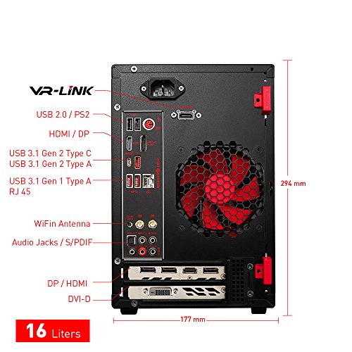 MSI Nightblade 3 VR7RD-002DE Gaming-PC (Intel Core i7-7700, Nvidia GeForce GTX1070 8GB, 2 x 8GB DDR4, 128GB SSD, Windows 10 Home) schwarz - 11