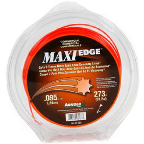 ARNOLD Maxi-Edge .095-Inch x 200-Foot Commercial Grade String Trimmer Line