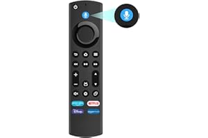 EFFDRDFS Replacement Remote Control with Voice Function, Fit for Smart Tvs Stick (3rd Gen & 2nd Gen), Smart Tvs Cube (1st Gen & 2nd Gen)