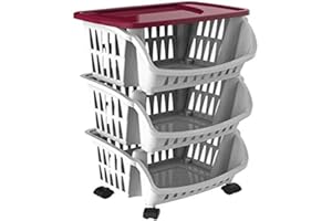 Bama Tidy Küchenrollwagen, Bordeauxrot