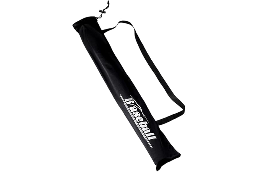 Manolyee Baseball Bat Tote Bag | Foldable Portable Tote Bag,Black Thickened Shoulder Bag, Baseball Supplies for Beginners, Baseball Player