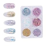 Las escamas de arte de uñas es fácil de usar, adecuado tanto para el salón de belleza DIY y el clavo